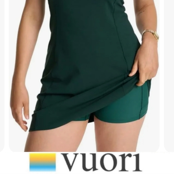 Vuori Women's One Shot Tennis Dress Breathable Active built in Shorts Ru… - Picture 2 of 14